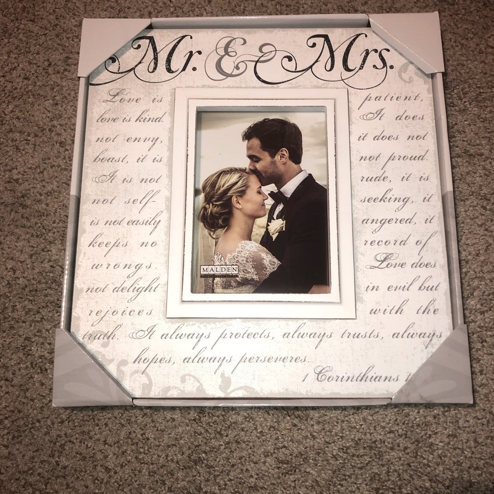 Mr. & Mrs. Picture Frame